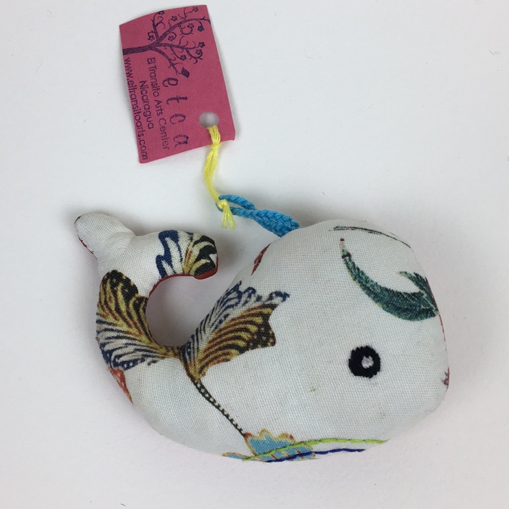 One handmade whale 🐳 keychain ornament